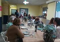 Los mayores de la Unidad de Respiro de Peñíscola celebran la Navidad