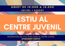 El 1 de julio comenzará el programa "l'Estiu al Centre Juvenil"