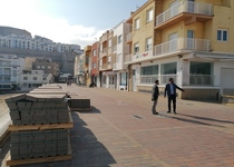 Peñíscola encara el final de las obras de reurbanización de la Avenida de la Mar