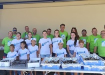 Sardinada popular y juegos acuáticos infantiles en Peñíscola