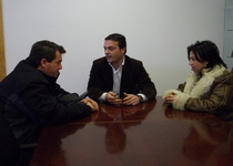 El Alcalde se reúne con Miguel Castell, Presidente de la Cofradía de Pescadores San Pedro de Peñíscola