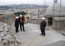 El primer tramo de la restauración de la muralla renacentista, finalizado