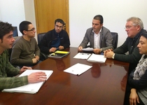 Andrés Martínez recibe a la plataforma antifracking de las comarcas de Castellón