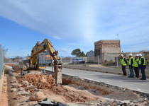 Las obras de la segunda estación de bombeo de la EDAR de Peñíscola marchan a buen ritmo