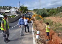 El Ayuntamiento de Peñíscola adecua 20km de viales afectados por las pasadas lluvias torrenciales y avanza en las tareas preventivas ante la gota fría