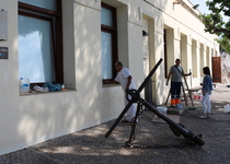 La Brigada Municipal de Obras y Servicios del Ayuntamiento de Peñíscola realiza mejoras y tareas de mantenimiento en el "Museu de la Mar"