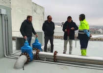 El Ayuntamiento de Peñíscola y FACSA renuevan el depósito de agua del Casco histórico de la ciudad