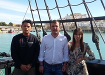 Éxito de visitas a la Nao Victoria en su escala en el puerto de Peñíscola con más de 3000 entradas contabilizadas