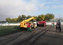 El Ayuntamiento de Peñíscola pone en marcha las obras de sustitución del césped artificial en el campo de fútbol 