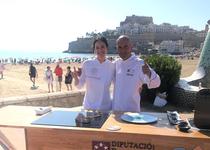 Peñíscola acoge el rodaje de un programa de cocina de la televisión de Bulgaria, de la mano de Castelló Ruta de Sabor 